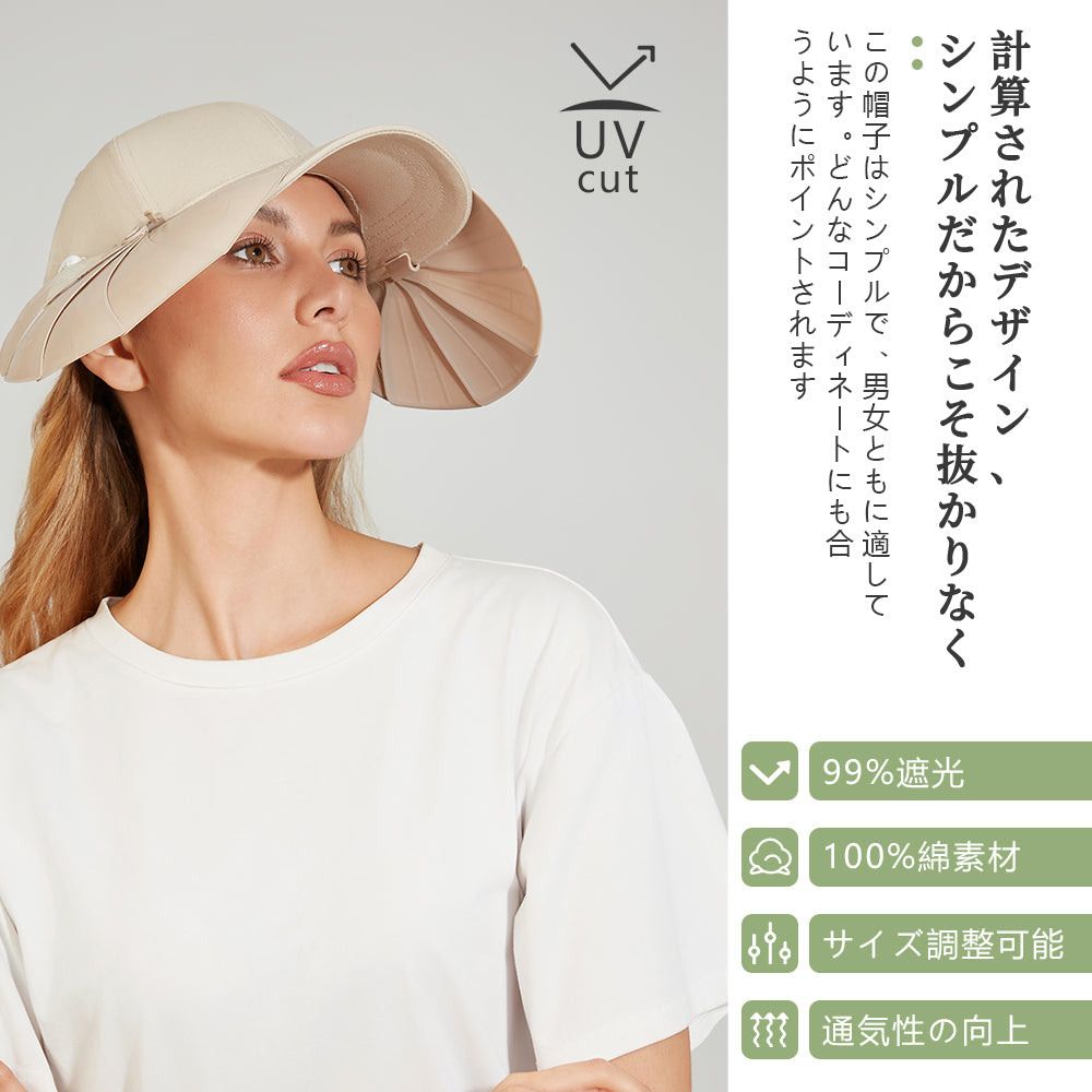 【鳥の羽 日よけ帽】